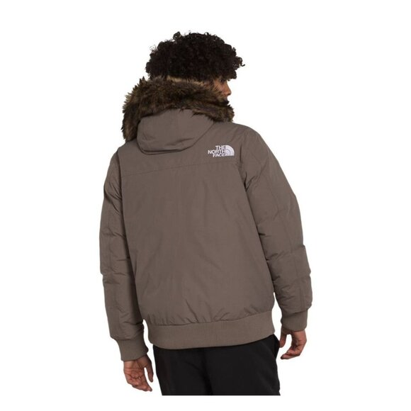 The North Face Mens Mcmurdo Bomber 600-Down Insulated Winter Jacket Falcon Brown - Picture 4 of 16